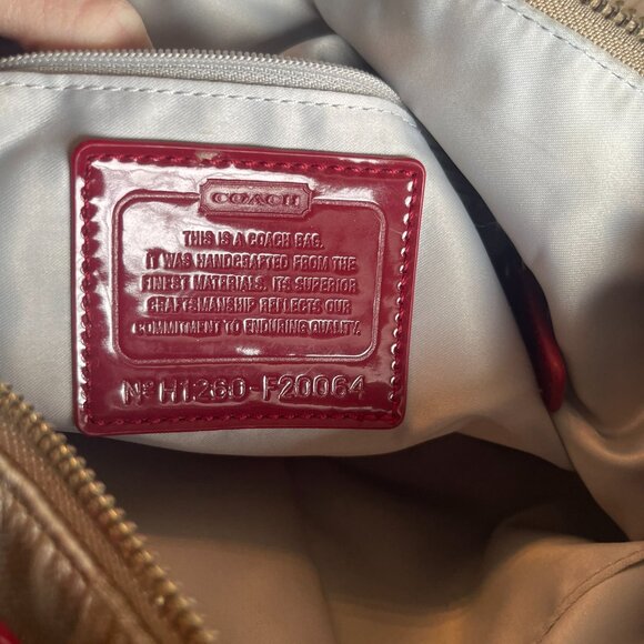 Coach Signature Poppy Daisy 2 Way Shoulder Bag - Picture 3 of 9